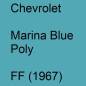 Preview: Chevrolet, Marina Blue Poly, FF (1967).